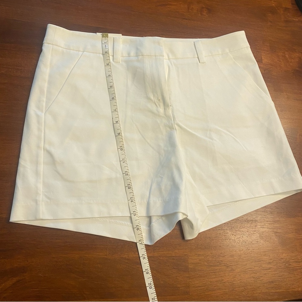 Gibson Latimer White High Waist Shorts